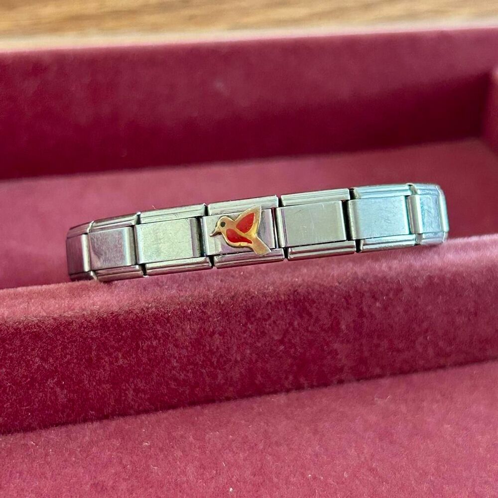 D'linq Brand Stainless Steel Italian Charm Bracelet